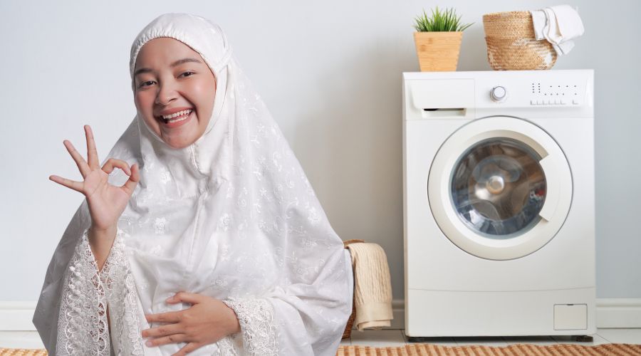 7 Cara Merawat Mukena Putih Agar tetap Bersih dan Tidak Kusam