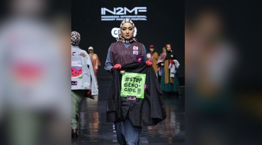 Desainer Indonesia di IN2MF 2024 Suarakan Solidaritas untuk Palestina Melalui Modest Fashion